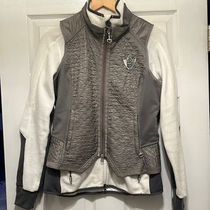B Vertigo 2 Piece Riding Vest with Horse Bit Zippers
